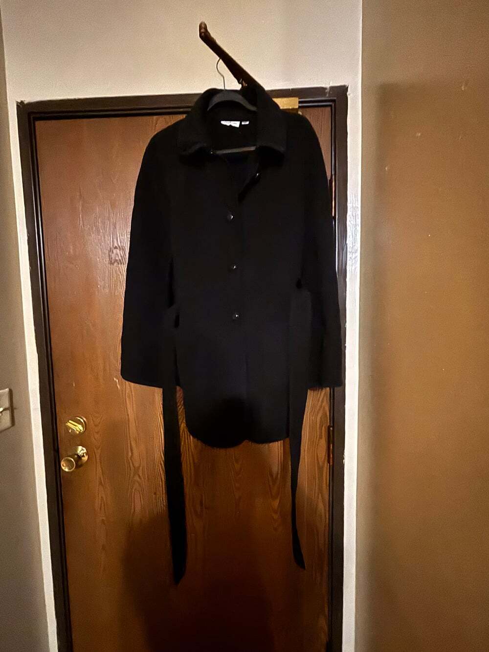 Joan Rivers Black Cape Poncho Fall Winter Outerwear Casual Comfy Shawl